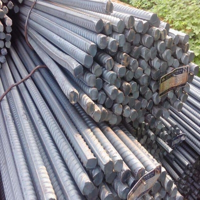 ASTM A53 A615 Steel Rebar Rod Deformed Round Bar Herringbone Shape