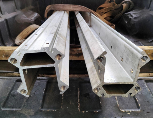 Quarrying Industry Aluminium Extruded Profiles 6M Heat Treatment Feed Beam